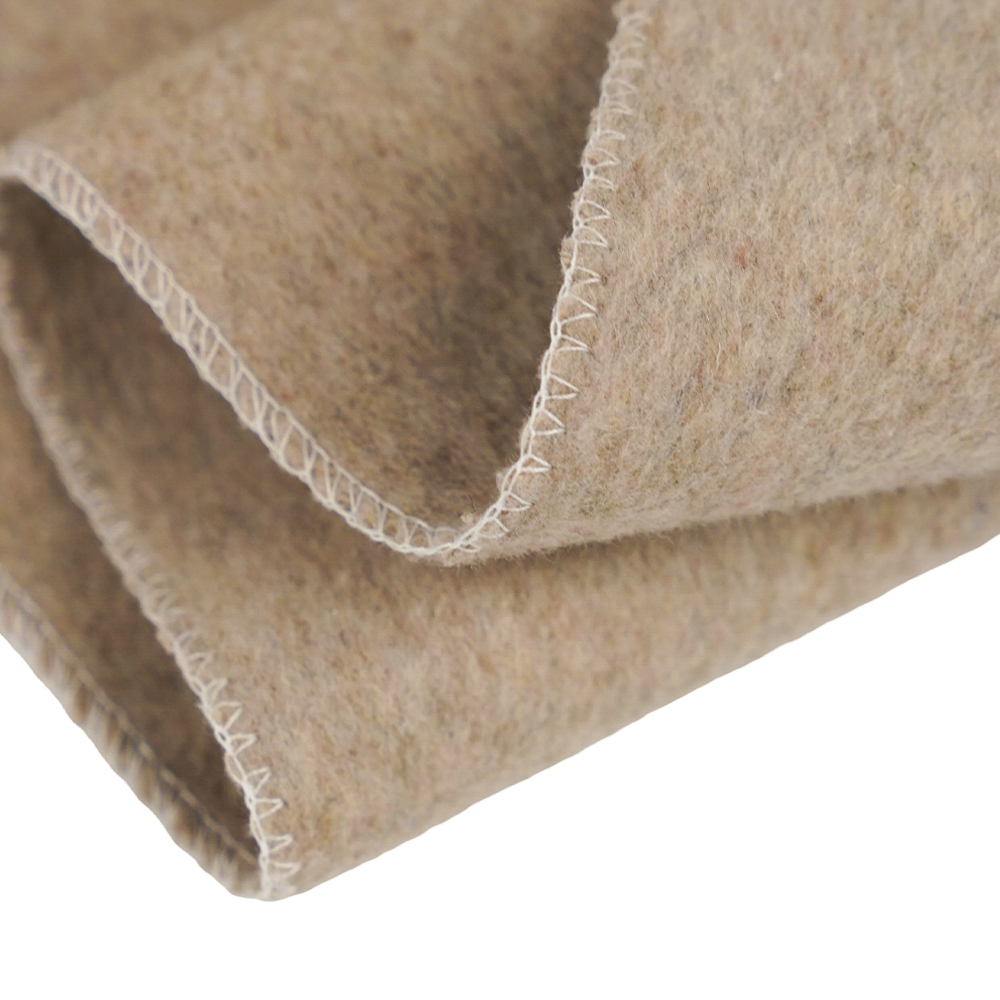 50% lână, 40% poliester, 10% alte fibre, 720G/M, culoare pastă de fasole, țesătură groasă de lână pe două fețe, ML-0124-4382-1