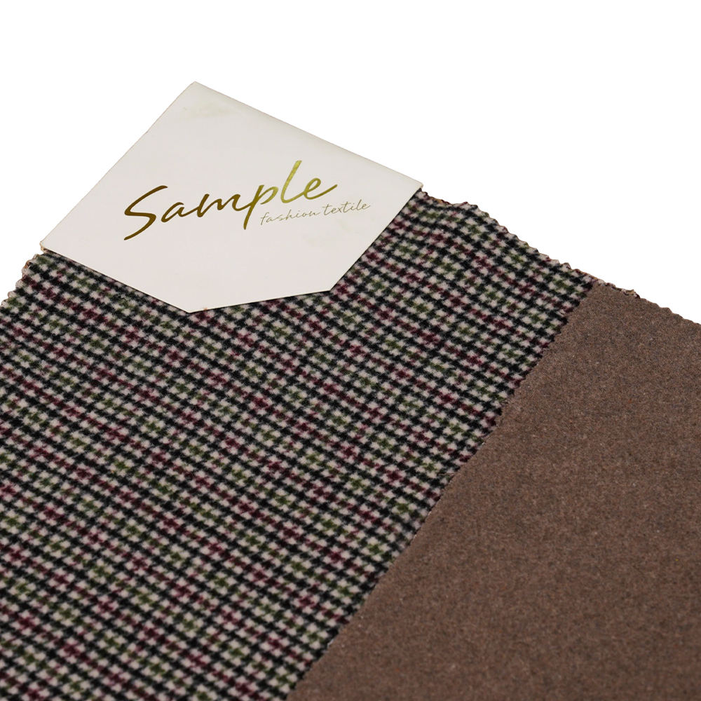 20% lână, 70% poliester, 10% alte fibre, 800G/M, culoare check, țesătură de catifea față-verso, ML-4400-3
