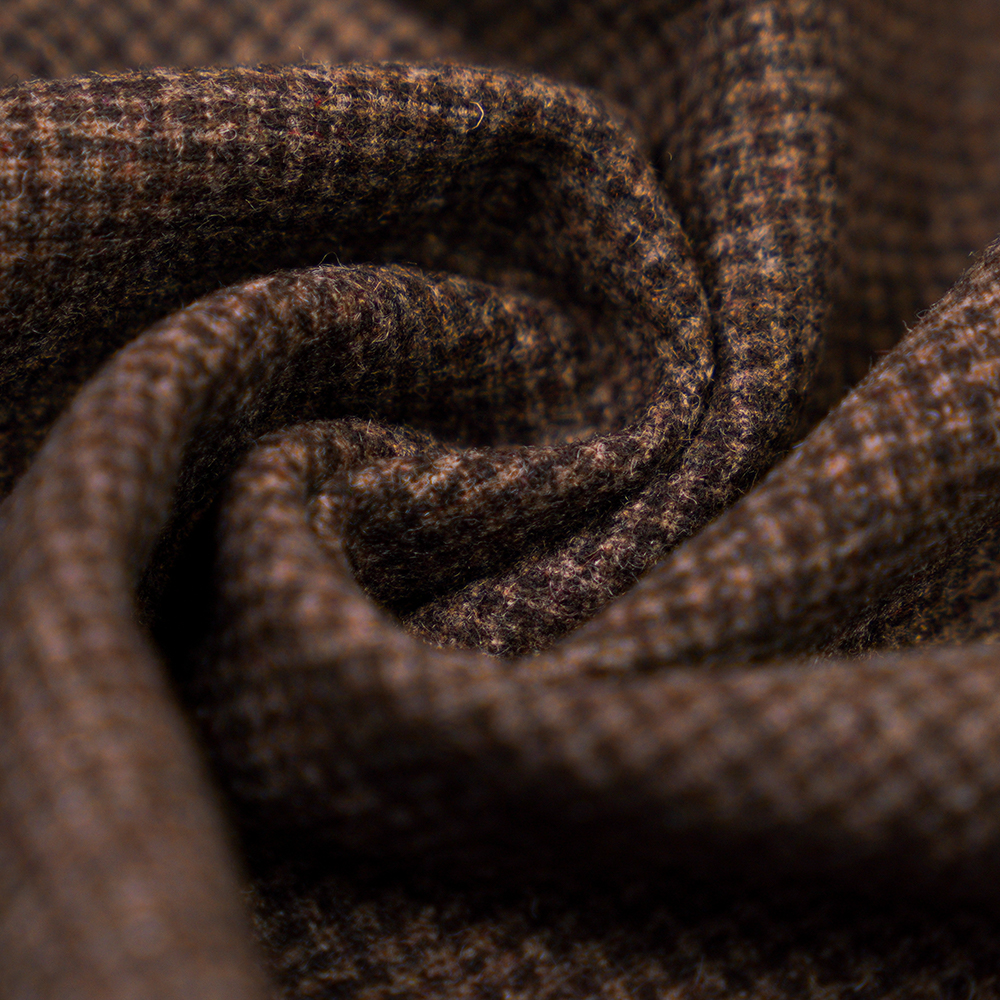 60% lână, 30% poliester, 10% alte fibre, 300 g/m, amestec de cafea + mei pastă de fasole roșie, țesătură de flanel, ML-S06-050