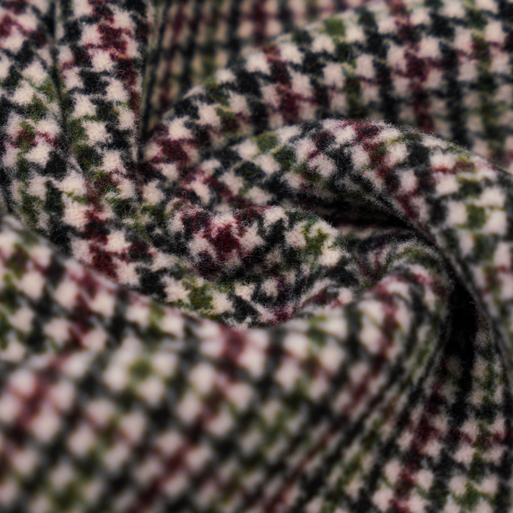 20% lână, 70% poliester, 10% alte fibre, 800G/M, culoare check, țesătură de catifea față-verso, ML-4400-3