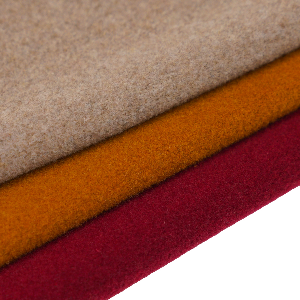 50% lână, 50% alte fibre, 750G/M, cămilă galbenă, țesătură de catifea, ML-DALAN-D